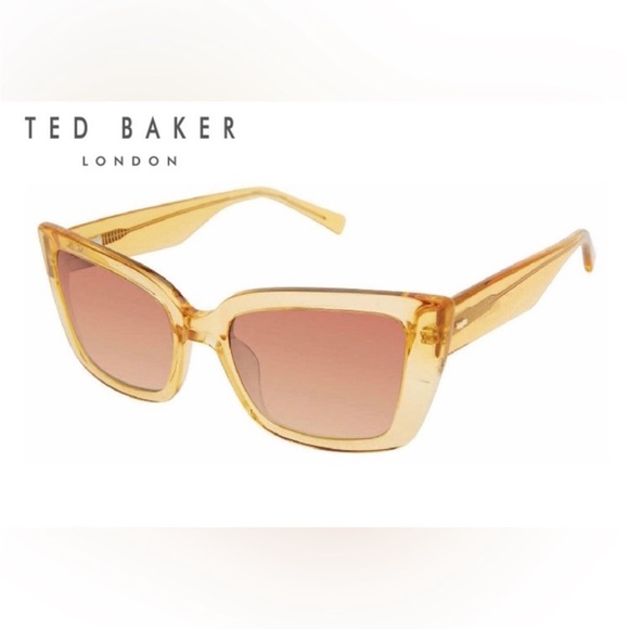 Ted Baker Accessories - Ted Baker Yellow Sunglasses Square Frame Gradient Lenses
